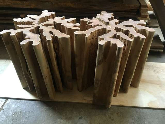 Guaranta stumps, leveled &sanded