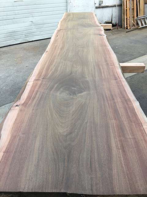 Ipe live edge slab