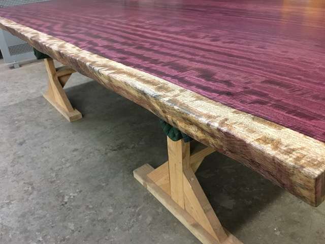 PURPLE HEART dining table