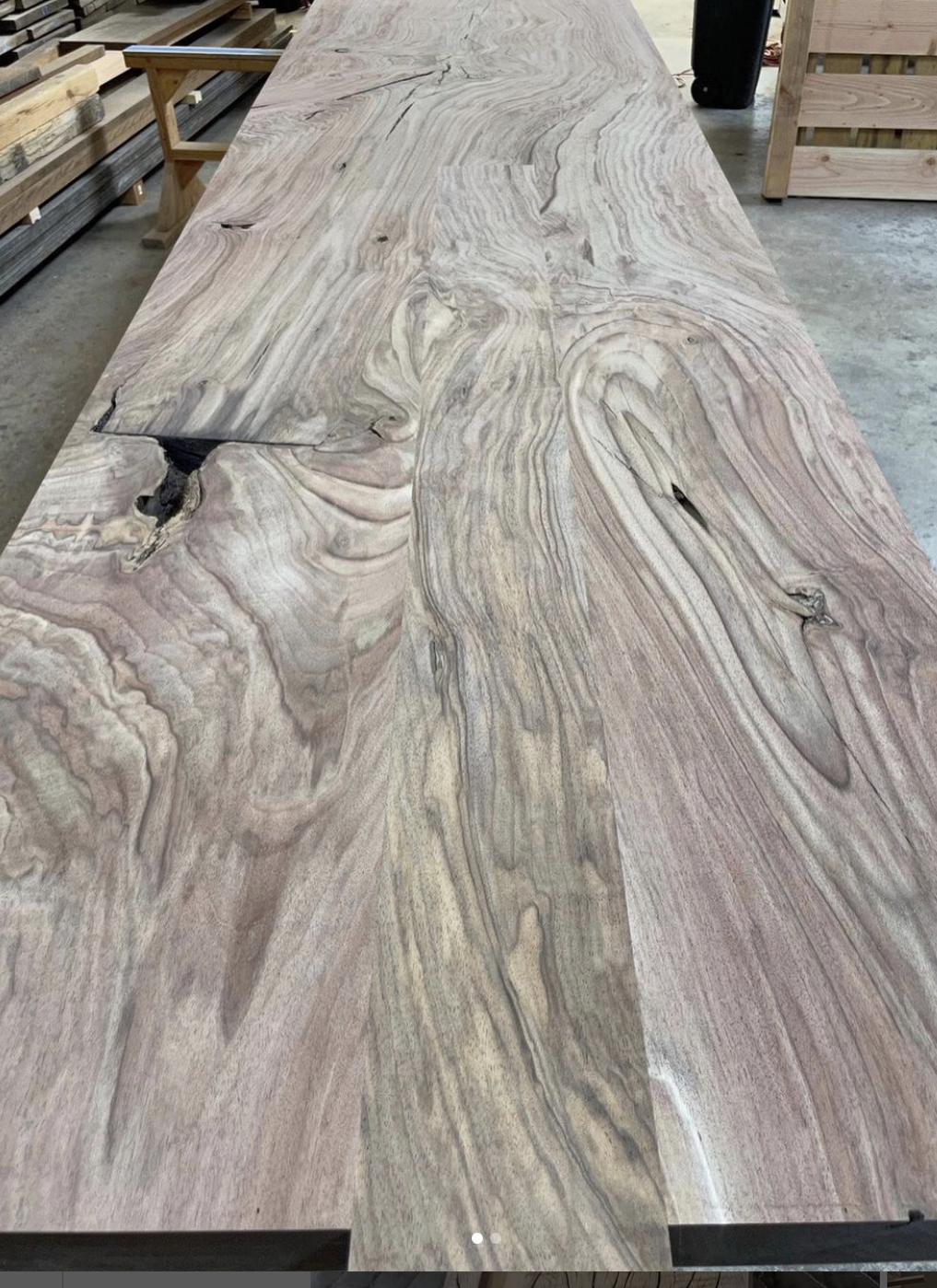 Oregon Walnut book matched slabs